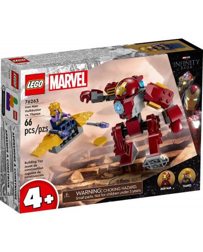 Konstruktor LEGO Marvel Super Heroes - Iron Man-Hulkbuster protiv Thanosa (76263) - 1