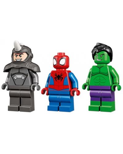 Konstruktor Lego Marvel - Spidey Amazing Friends, Hulk protiv Rhino (10782) - 4