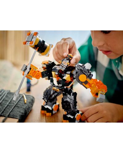 Konstruktor LEGO Ninjago - Coleov elementarni zemaljski robot (71806) - 4