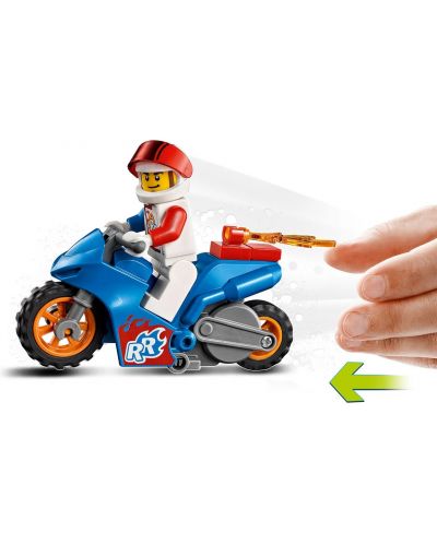 Set Lego City Stunt - Kaskaderski motocikl raketa (60298) - 3