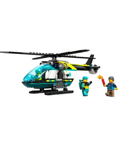Konstrukcijski set LEGO City - Spasilački helikopter hitne pomoći (60405) - 3