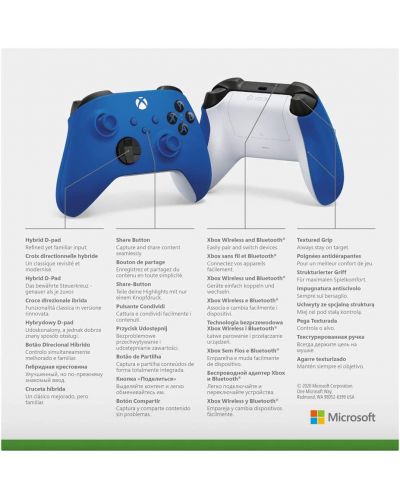 Kontroler Microsoft - za Xbox, bežični, Shock Blue - 5