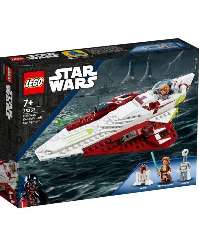 Konstruktor LEGO Star Wars - Obi-Wan Kenobijev Jedi borac (75333) - 1