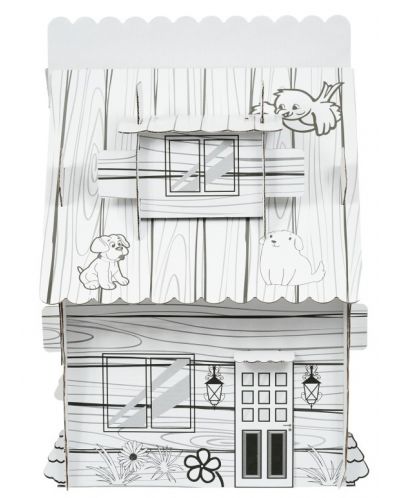 Dječji set GОТ - Šumska kućica sa životinjama za sastavljanje i bojanje - 3
