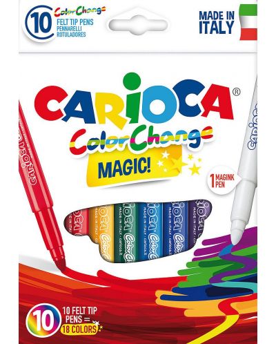 Set flomastera Carioca Magic - 9 boja + 1 izbrisiv - 1