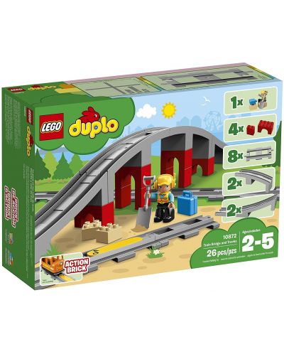 Konstruktor Lego Duplo – Most i tračnice (10872) - 1