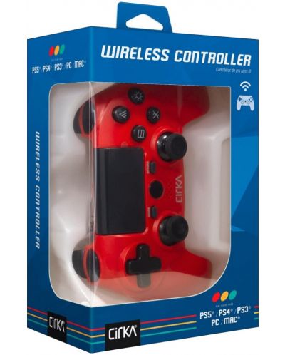 Kontroler Cirka - NuForce, bežični, crveni (PS4/PS3/PC) - 4