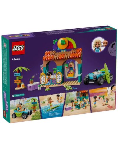 Konstrukcijski set LEGO Friends  - Štand sa smoothiejima na plaži (42625) - 2