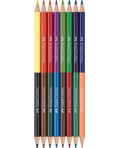 Set olovaka u boji Faber-Castell Bicolor - 8 komada, 16 boja - 2