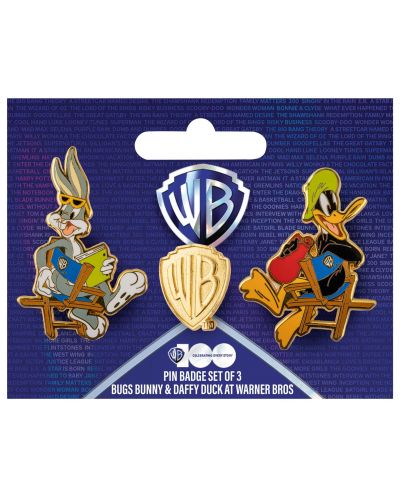 Set bedževa CineReplicas Animation: Looney Tunes - Bugs and Daffy at Warner Bros Studio (WB 100th) - 6