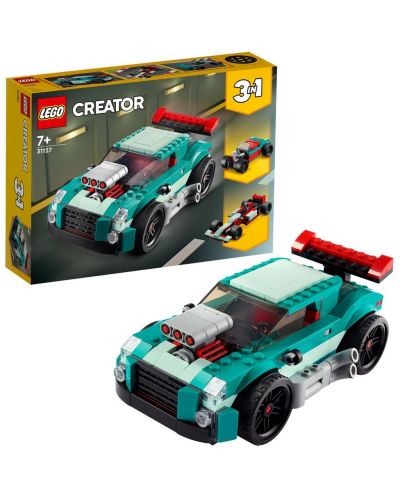 Кonstruktor LEGO Creator 3 u 1 - Trkači automobil (31127) - 2