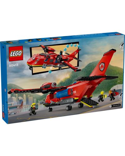 Konstruktor LEGO City - Vatrogasni spasilački avion (60413) - 2