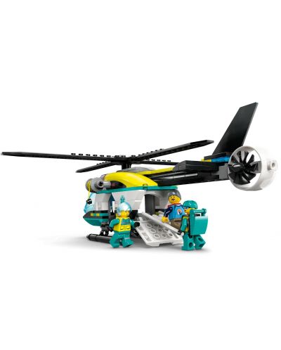 Konstrukcijski set LEGO City - Spasilački helikopter hitne pomoći (60405) - 4