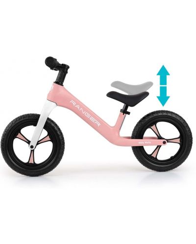 Bicikl za ravnotežu Milly Mally - Ranger, ružičasti - 3