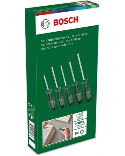 Set odvijača Bosch - Torx, 5 dijelova - 3