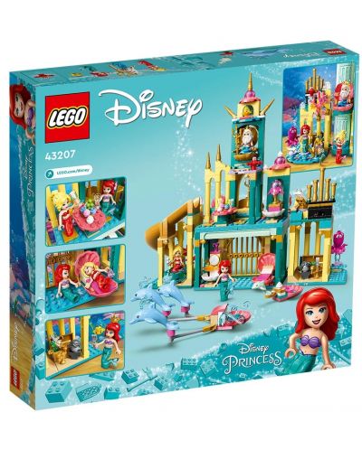 Кonstruktor Lego Disney Princess - Arielina podvodna palača (43207) - 2