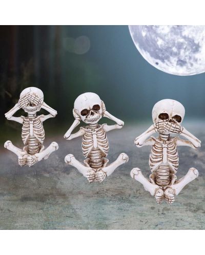 Set kipića Nemesis Now Adult: Humor - Three Wise Skellywags, 13 cm - 5