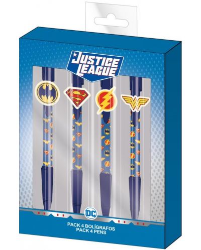 Set kemijskih olovaka Cerda - Justice League, 4 kom. - 1