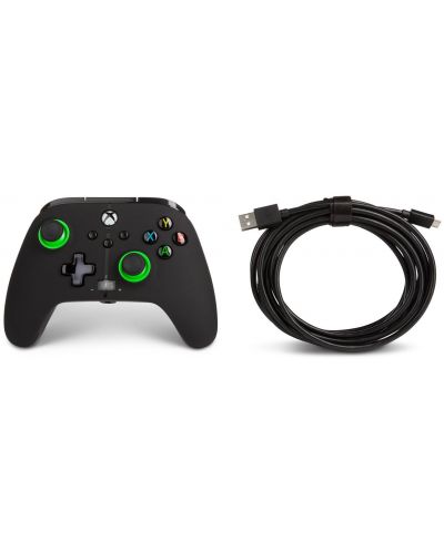 Kontroler PowerA - Enhanced, za Xbox One/Series X/S, Green Hint - 4