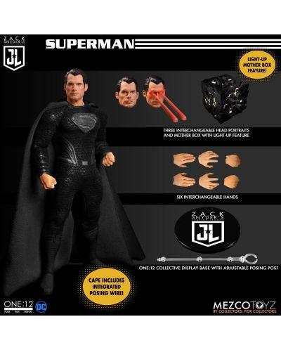 Set akcijskih figurica Mezco DC Comics: Justice League - Deluxe Steel Box (Zack Snyder's Justice League) - 2