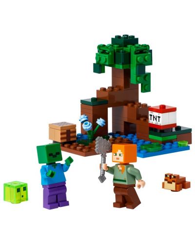 Konstruktor LEGO Minecraft - Pustolovine u močvari (21240) - 2