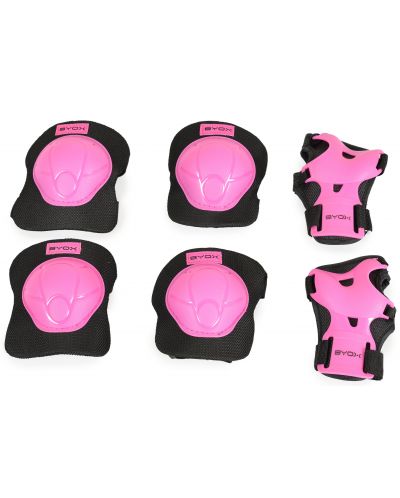 Set dječjih štitnika Byox - H110, Class A, Pinky, do 25 kg - 2