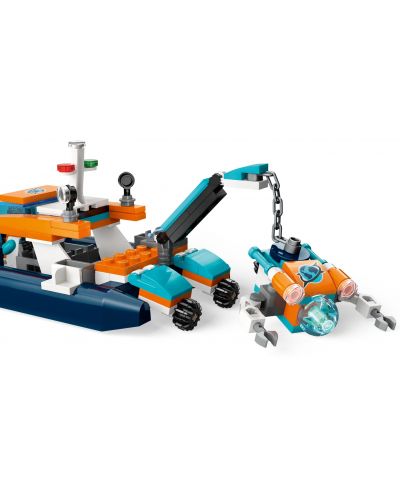 Konstruktor LEGO City - Istraživački ronilački brod (60377) - 5