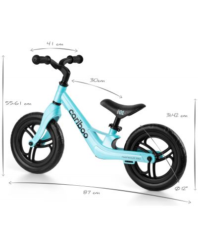 Bicikl za ravnotežu Cariboo - Magnesium Pro, plavi - 4