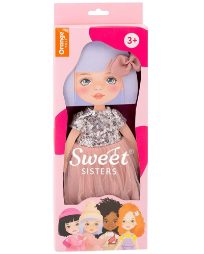 Set odjeće za lutke Orange Toys Sweet Sisters - Roza haljina sa šljokicama - 1