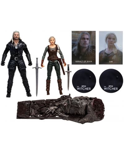 Set akcijskih figurica McFarlane Television: The Witcher - Geralt and Ciri (Netflix Series), 18 cm - 9