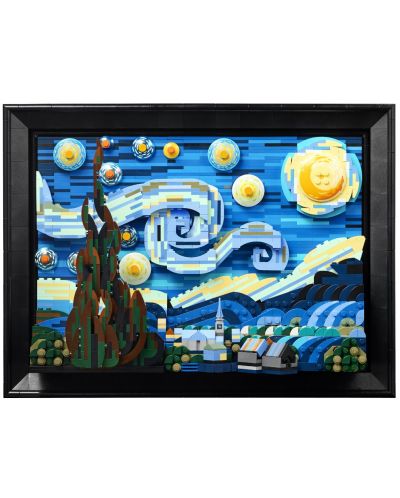 Konstruktor LEGO Ideas - Vincent van Gogh, Zvjezdana noć (21333) - 2
