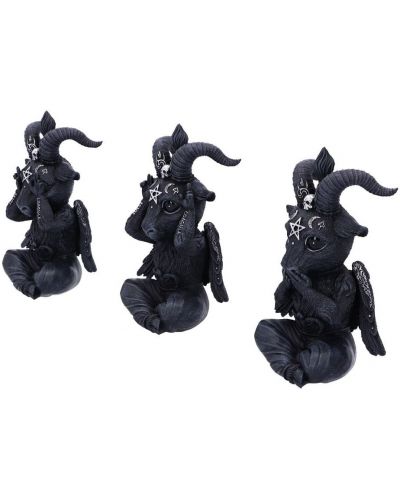 Set kipića Nemesis Now Adult: Cult Cuties - Three Wise Baphoboo, 13 cm - 2