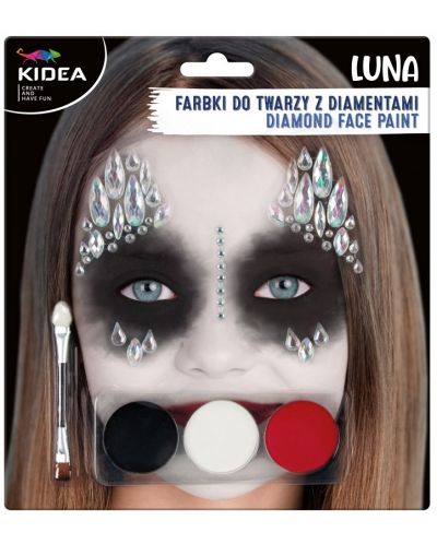 Set boja za lice Kidea - Mjesečeva princeza, s dijamantima - 1