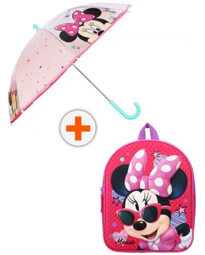 Set za vrtić Vadobag Minnie Mouse - 3D ruksak i kišobran, Friends Around Town - 1