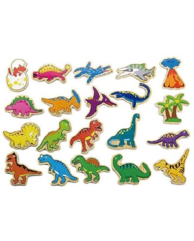 Set drvenih magneta Viga - Dinosauri - 2