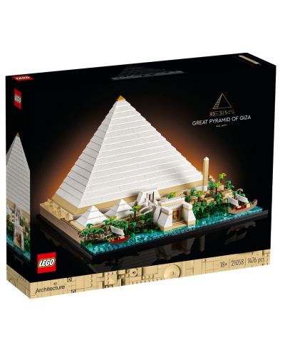 Konstruktor Lego Architecture - Velika piramida u Gizi (21058) - 1