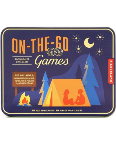 Set za igru ​​u metalnoj kutiji Camping Games - 1