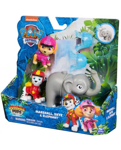 Set figura Spin Master Paw Patrol Jungle Pups - Marshall i Skye - 6