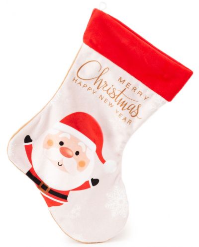 Božićna čarapa Amek Toys - Djed Mraz, 28 cm - 1