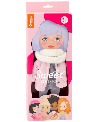 Set odjeće za lutke Orange Toys Sweet Sisters - Ružičasta jakna sa šalom - 1