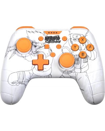 Kontroler Konix - za Nintendo Switch/PC, žičan, Naruto, bijeli - 1