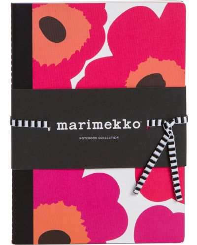 Set bilježnica Galison Marimekko - Poppies, A5, 3 komada - 1
