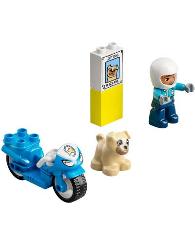 Кonstruktor Lego Duplo Town - Policijski motocikl (10967) - 4