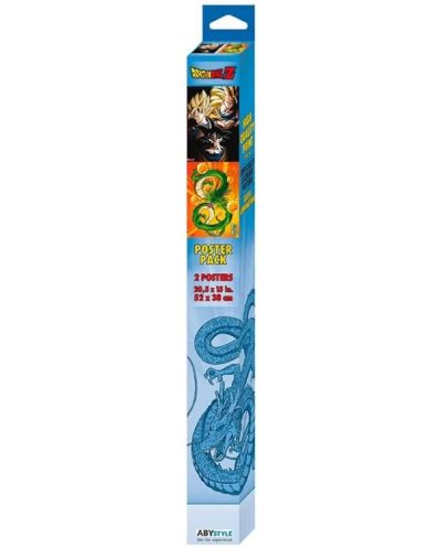Set mini postera GB eye Animation: Dragon Ball Z - Goku & Shenron - 4