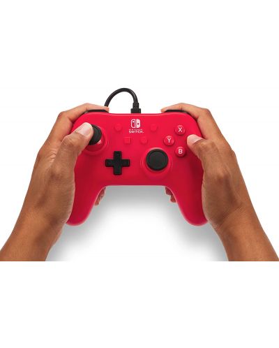 Kontroler PowerA - Enhanced, žičani, za Nintendo Switch, Raspberry Red - 7