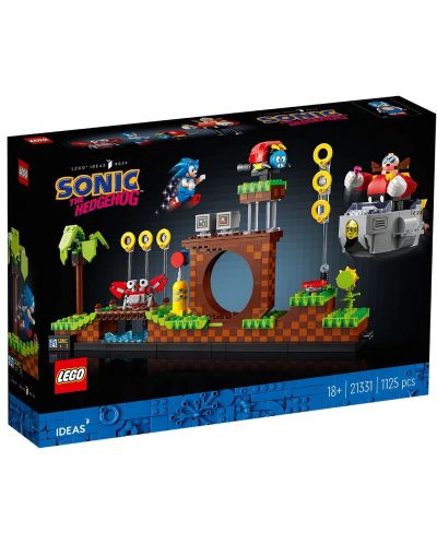 Konstruktor Lego Ideas - Sonic, zelena brežuljkasta zona (21331) - 1
