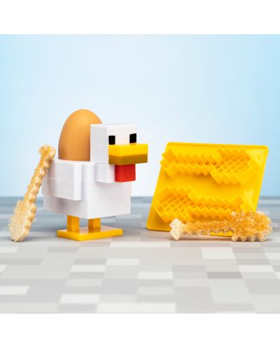 Set za doručak Paladone Games: Minecraft - Egg Cup & Toast Cutter - 4