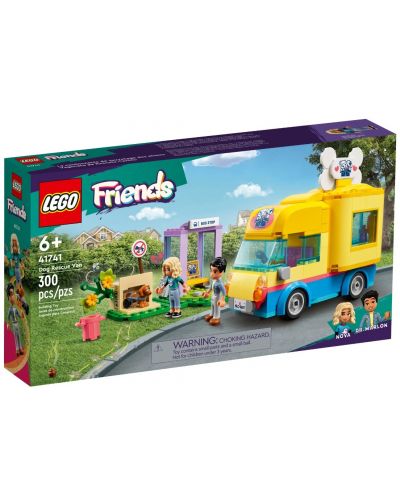 Konstruktor LEGO Friends - Kombi za spašavanje pasa (41741) - 1