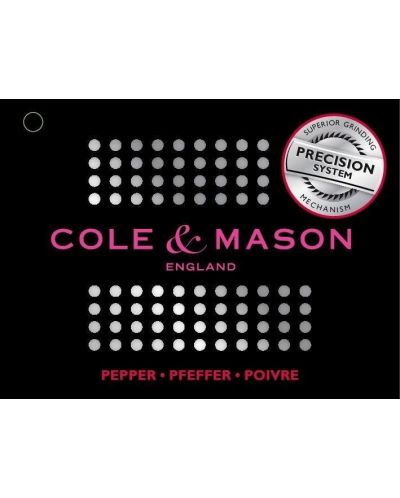 Set mlinova za sol i papar Cole & Mason - “Crystal“, 12.5 cm - 5