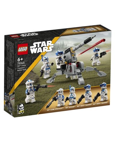 Konstruktor LEGO Star Wars - 501 Clone Stormtrooper Battle Pack (75345) - 1